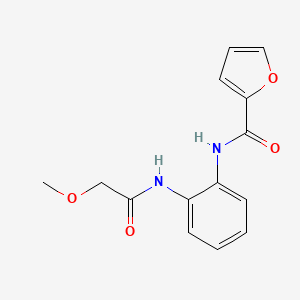 molecular formula C14H14N2O4 B2777053 N-(2-(2-methoxyacetamido)phenyl)furan-2-carboxamide CAS No. 1207029-15-9