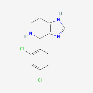 molecular formula C12H11Cl2N3 B2777058 4-(2,4-dichlorophenyl)-4,5,6,7-tetrahydro-3H-imidazo[4,5-c]pyridine CAS No. 929814-40-4