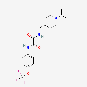 N1-((1-isopropylpiperidin-4-yl)methyl)-N2-(4-(trifluoromethoxy)phenyl)oxalamide