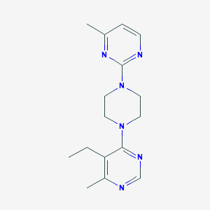 5-Ethyl-4-methyl-6-[4-(4-methylpyrimidin-2-yl)piperazin-1-yl]pyrimidine
