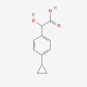 2-(4-Cyclopropylphenyl)-2-hydroxyacetic acid