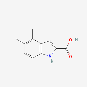 molecular formula C11H11NO2 B2777191 4,5-dimethyl-1H-indole-2-carboxylic acid CAS No. 50536-47-5