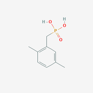 molecular formula C9H13O3P B2777281 [(2,5-Dimethylphenyl)methyl]phosphonic acid CAS No. 125593-67-1