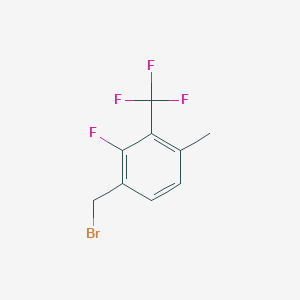 molecular formula C9H7BrF4 B2777291 2-Fluoro-4-methyl-3-(trifluoromethyl)benzyl bromide CAS No. 1824048-80-7