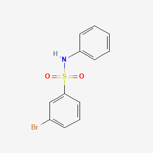 molecular formula C12H10BrNO2S B2777341 3-bromo-N-phenylbenzenesulfonamide CAS No. 166338-06-3