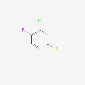 molecular formula C7H6ClFS B2777348 3-Chloro-4-fluorophenyl methyl sulfide CAS No. 847148-16-7