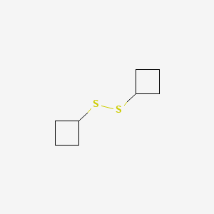 molecular formula C8H14S2 B2777364 (Cyclobutyldisulfanyl)cyclobutane CAS No. 1215198-51-8