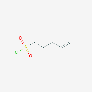 molecular formula C5H9ClO2S B2777423 Pent-4-ene-1-sulfonyl chloride CAS No. 60154-77-0