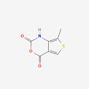 molecular formula C7H5NO3S B2777435 7-methyl-1H,2H,4H-thieno[3,4-d][1,3]oxazine-2,4-dione CAS No. 2243521-55-1