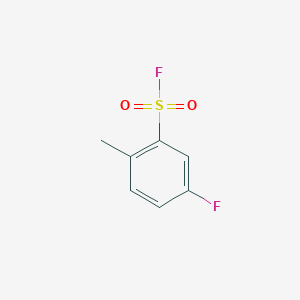 molecular formula C7H6F2O2S B2777480 5-Fluoro-2-methyl-benzenesulfonyl fluoride CAS No. 98566-96-2