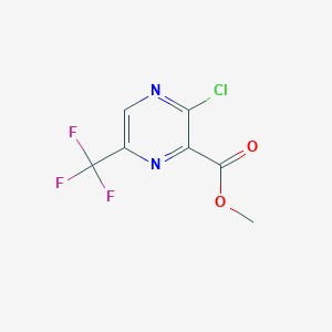 B2777492 Methyl 3-chloro-6-(trifluoromethyl)pyrazine-2-carboxylate CAS No. 1823377-78-1
