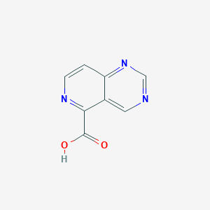 molecular formula C8H5N3O2 B2777502 Pyrido[4,3-d]pyrimidine-5-carboxylic acid CAS No. 1490792-54-5