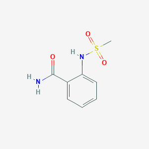 molecular formula C8H10N2O3S B2777556 2-(methylsulfonamido)benzamide CAS No. 349135-15-5