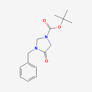 Tert-butyl 3-benzyl-4-oxoimidazolidine-1-carboxylate