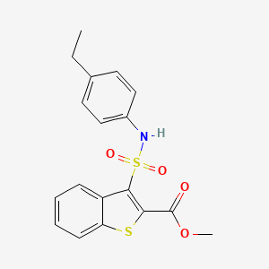 Methyl 3-[(4-ethylphenyl)sulfamoyl]-1-benzothiophene-2-carboxylate