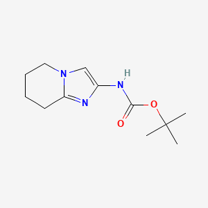 tert-butyl N-{5H,6H,7H,8H-imidazo[1,2-a]pyridin-2-yl}carbamate