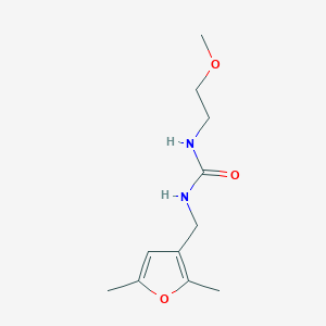 1-((2,5-Dimethylfuran-3-yl)methyl)-3-(2-methoxyethyl)urea