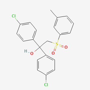 1,1-Bis(4-chlorophenyl)-2-[(3-methylphenyl)sulfonyl]-1-ethanol