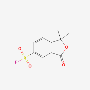 1,1-Dimethyl-3-oxo-2-benzofuran-5-sulfonyl fluoride