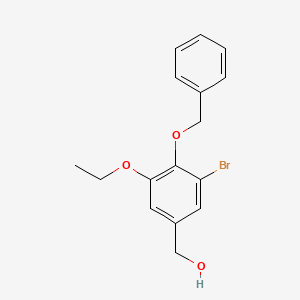 [4-(Benzyloxy)-3-bromo-5-ethoxyphenyl]methanol