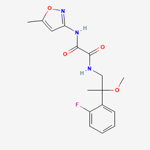 N1-(2-(2-fluorophenyl)-2-methoxypropyl)-N2-(5-methylisoxazol-3-yl)oxalamide