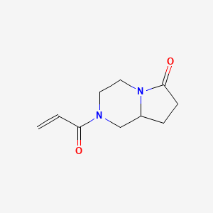 2-Prop-2-enoyl-1,3,4,7,8,8a-hexahydropyrrolo[1,2-a]pyrazin-6-one