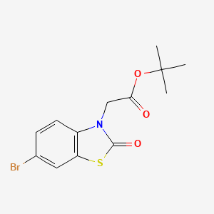 Tert-butyl 2-(6-bromo-2-oxo-1,3-benzothiazol-3-yl)acetate
