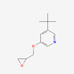 3-Tert-butyl-5-(oxiran-2-ylmethoxy)pyridine