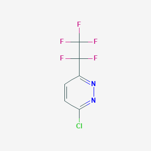 3-Chloro-6-(perfluoroethyl)pyridazine