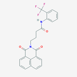4-(1,3-dioxobenzo[de]isoquinolin-2-yl)-N-[2-(trifluoromethyl)phenyl]butanamide