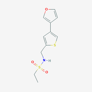 N-[[4-(Furan-3-yl)thiophen-2-yl]methyl]ethanesulfonamide