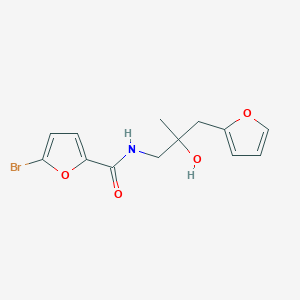 5-bromo-N-(3-(furan-2-yl)-2-hydroxy-2-methylpropyl)furan-2-carboxamide