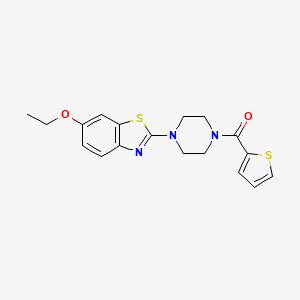 (4-(6-Ethoxybenzo[d]thiazol-2-yl)piperazin-1-yl)(thiophen-2-yl)methanone