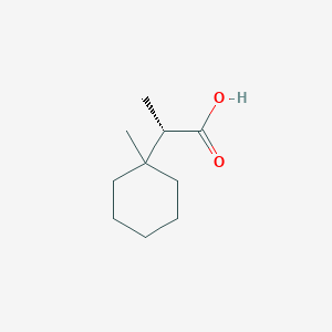 (2S)-2-(1-Methylcyclohexyl)propanoic acid