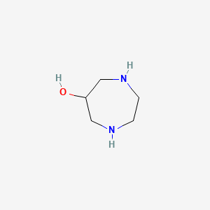 molecular formula C6H16Cl2N2O B2777928 1,4-Diazepan-6-ol CAS No. 28795-81-5