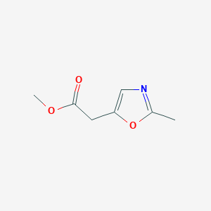 molecular formula C7H9NO3 B2777956 Methyl 2-Methyloxazole-5-acetate CAS No. 1276083-60-3