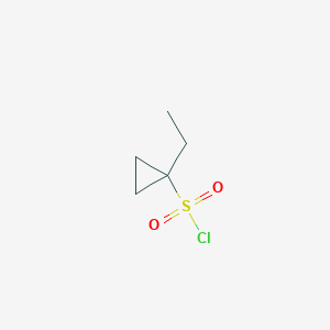 molecular formula C5H9ClO2S B2777967 1-Ethylcyclopropane-1-sulfonyl chloride CAS No. 1310730-52-9