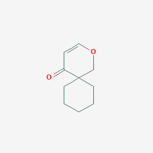 molecular formula C10H14O2 B2777986 2-Oxaspiro[5.5]undec-3-en-5-one CAS No. 2044712-95-8