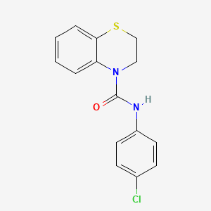 N-(4-chlorophenyl)-2,3-dihydro-4H-1,4-benzothiazine-4-carboxamide
