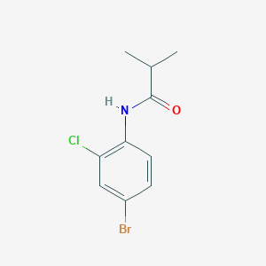 molecular formula C10H11BrClNO B277821 N-(4-bromo-2-chlorophenyl)-2-methylpropanamide 