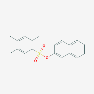 B2778225 Naphthalen-2-yl 2,4,5-trimethylbenzene-1-sulfonate CAS No. 2361684-19-5