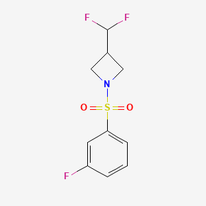 3-(Difluoromethyl)-1-((3-fluorophenyl)sulfonyl)azetidine