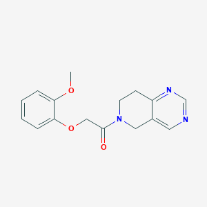 1-(7,8-dihydropyrido[4,3-d]pyrimidin-6(5H)-yl)-2-(2-methoxyphenoxy)ethanone