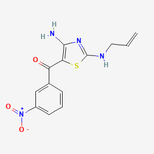 [4-Amino-2-(Prop-2-En-1-Ylamino)-1,3-Thiazol-5-Yl](3-Nitrophenyl)methanone