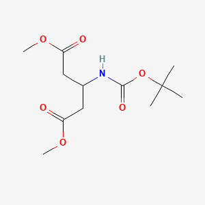 Dimethyl 3-[(tert-butoxycarbonyl)amino]pentanedioate
