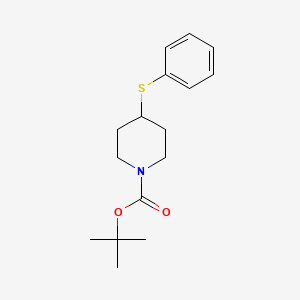 molecular formula C16H23NO2S B2778479 Tert-butyl 4-(phenylthio)piperidine-1-carboxylate CAS No. 154612-64-3