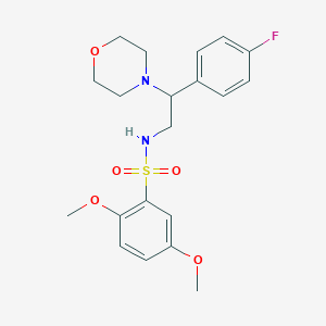 N-(2-(4-fluorophenyl)-2-morpholinoethyl)-2,5-dimethoxybenzenesulfonamide