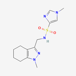 1-methyl-N-((1-methyl-4,5,6,7-tetrahydro-1H-indazol-3-yl)methyl)-1H-imidazole-4-sulfonamide