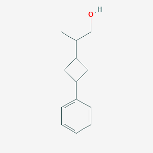 2-(3-Phenylcyclobutyl)propan-1-ol