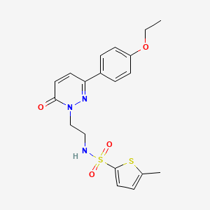 N-(2-(3-(4-ethoxyphenyl)-6-oxopyridazin-1(6H)-yl)ethyl)-5-methylthiophene-2-sulfonamide